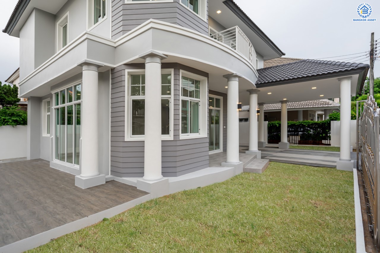 บ้านมือสองตกแต่งใหม่ ม.บางกอกบูเลอวาร์ด ราชพฤกษ์-พระราม5 เนื้อที่ 69 ตร.ว. บนสังคมคุณภาพ SC Asset* ฟังก์ชันพร้อม 3 ห้องนอน 4 ห้องน้ำ 1 ห้องแม่บ้าน จอดรถได้ 2 คัน บนทำเลติดถนนราชพฤกษ์ ใกล้วงเวียนพระรามห้า, ทางด่วนศรีรัช และเพียง 10 ถึงรถไฟฟ้า "สถานีบางรักใหญ่"